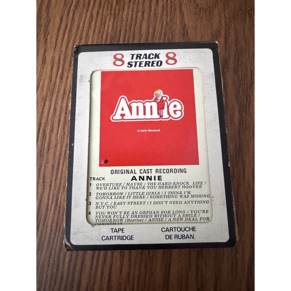 Annie - Original Cast Recording  8-track Cartridge With Sleeve